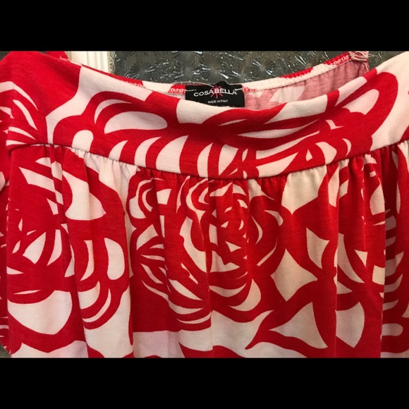 Cosabella camisole red floral large - Picture 4 of 9